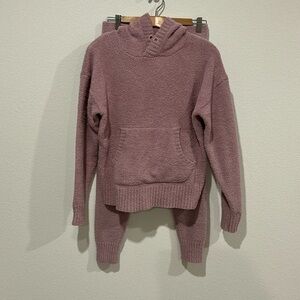 UGG Purple fuzzy Sweatshirt and pants
